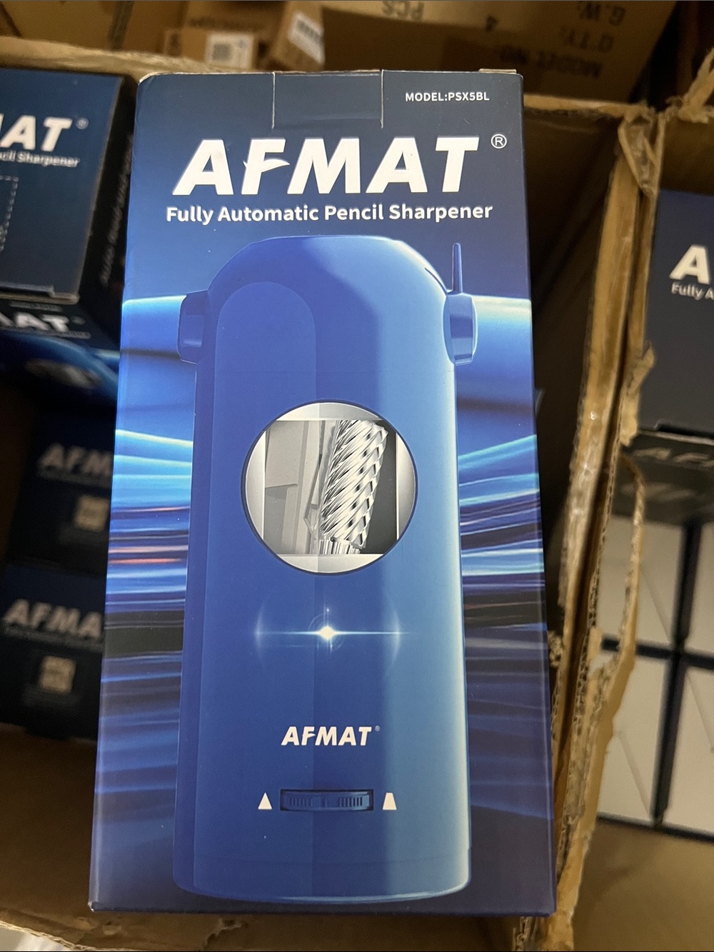 AFMAT Electric Pencil Sharpener, Rechargeable Fully Automatic Pencil Sharpener f